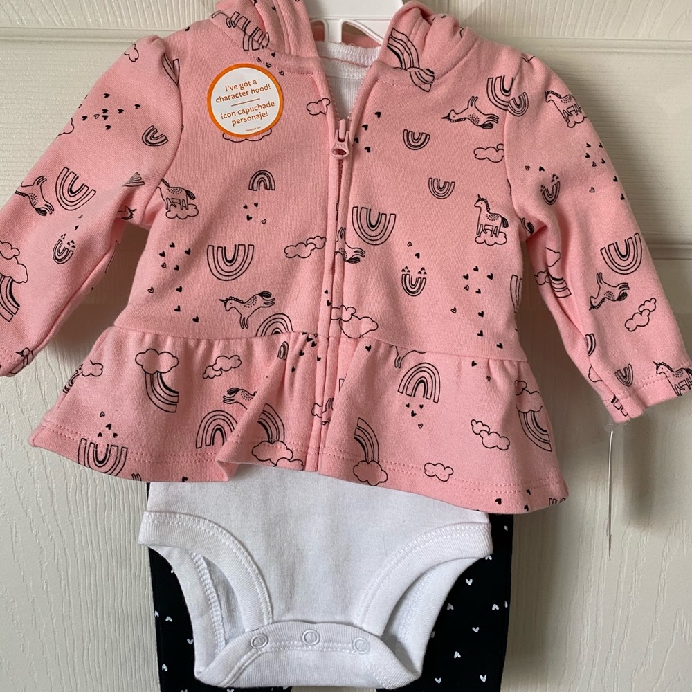 Newborn carters 3 piece set